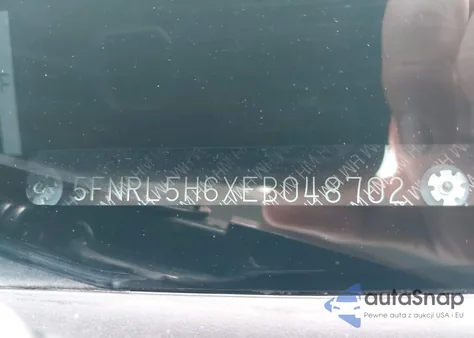 2014 Honda Odyssey Ex-L z USA, uszkodzony, nr VIN 5FNRL5H6XEB048702